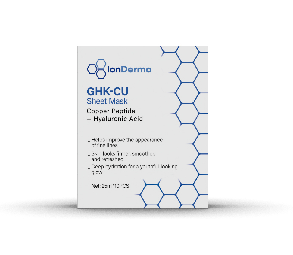 GHK-Cu + HLA Sheet Mask (25 mL) – 10 Pack - ION Peptide